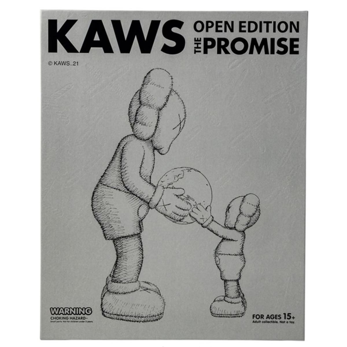 Kaws The Promise Grey Figure (3) - newkick.app